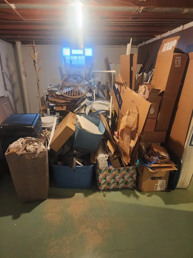 Roll-off dumpster container at job site for Yard Waste Dumpster Rental in Progreso